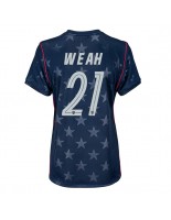 Spojené státy Timothy Weah #21 Venkovní Dres pro Dámské MS 2026 Krátký Rukáv